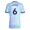 Officiële Voetbalshirt Arsenal Gabriel 6 Derde 2024-25 - Heren